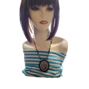 Karyn Cantor Disney Cheshire Cat Pendant & Necklace Alice In Wonderland